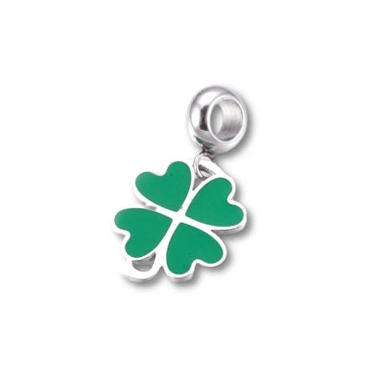 Vierblättriger Klee-Anhänger mit Öse
