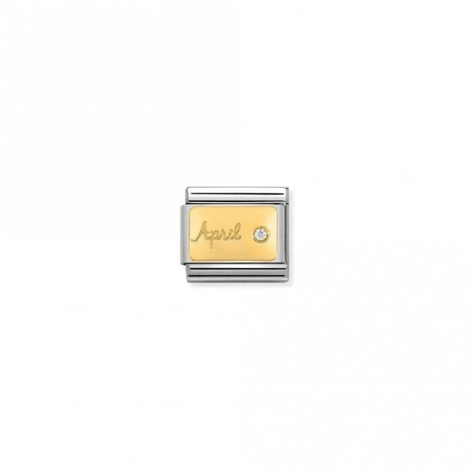 Classic Gold April Diamond Birthday & Birthstone Charms