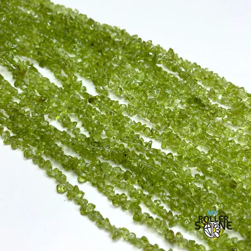 Peridot-Chips 5A 40 cm