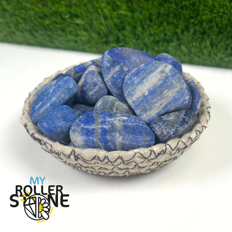 Lapislazuli-Trommelstein (mittlere Größe)