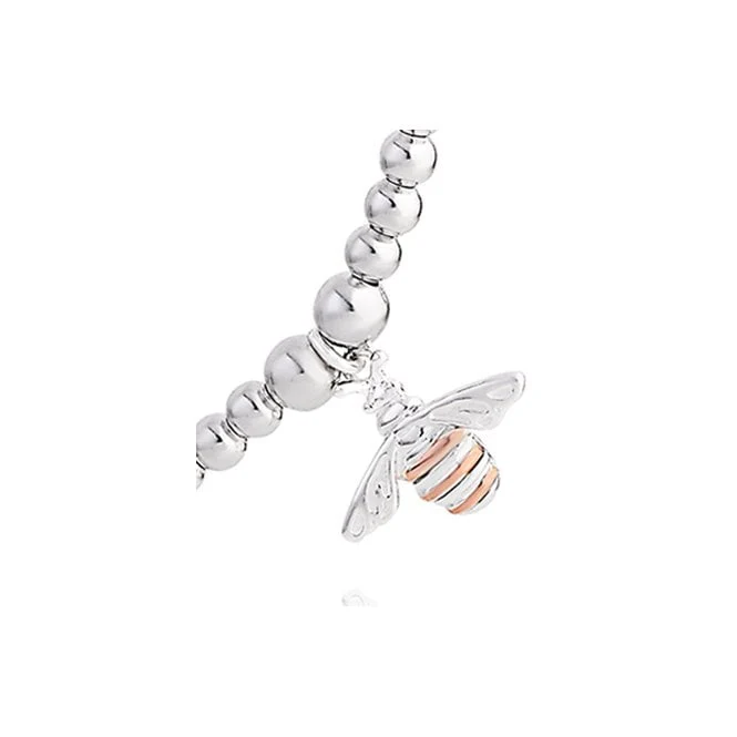 Nature's Wonder Silver Honey Bee Affinity Bracelet