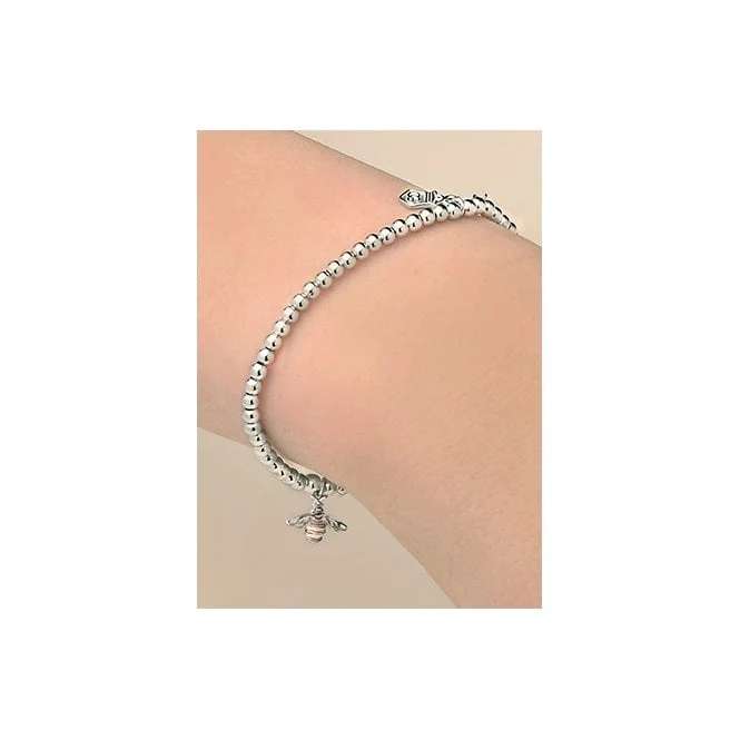 Nature's Wonder Silver Honey Bee Affinity Bracelet