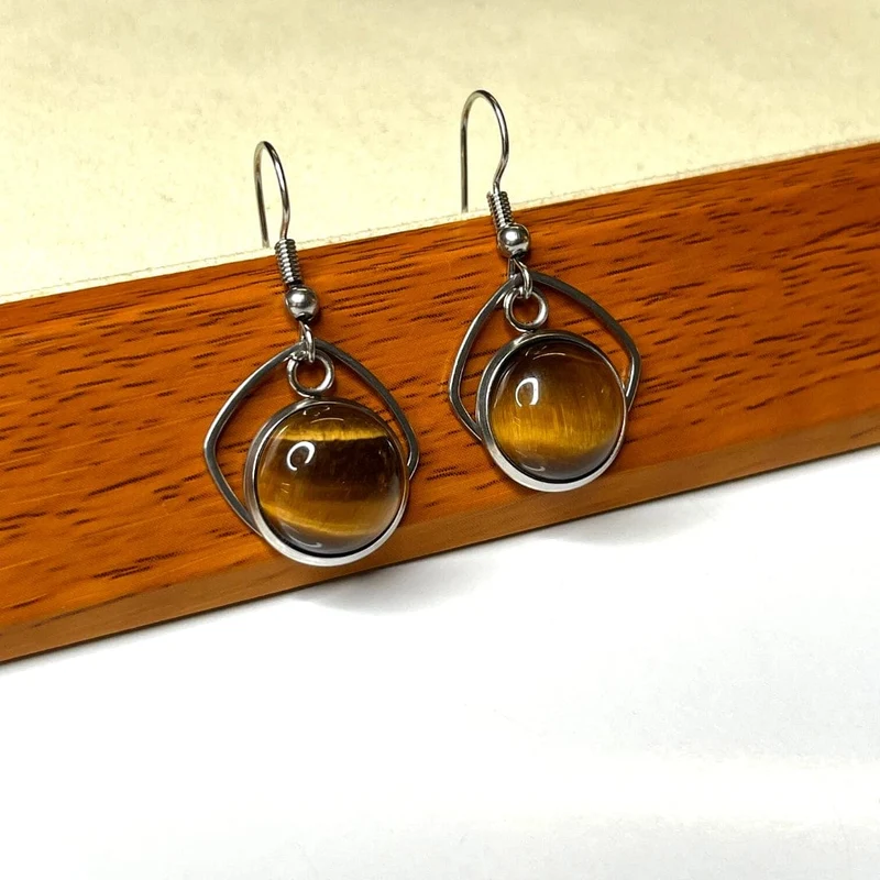Cabochon-Ohrringhalter aus 304 Edelstahl