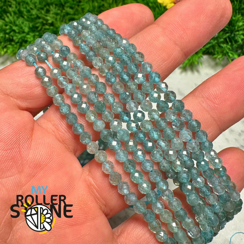 Facettierte Neon-Apatitperle 3A (2 MM – 4 MM)