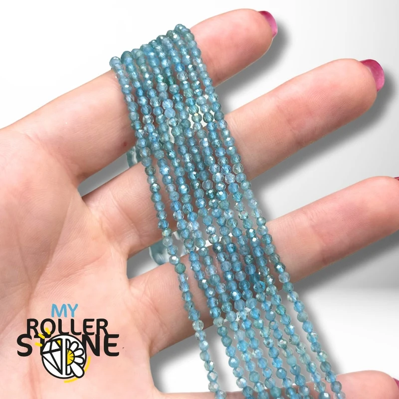 Facettierte Neon-Apatitperle 3A (2 MM – 4 MM)