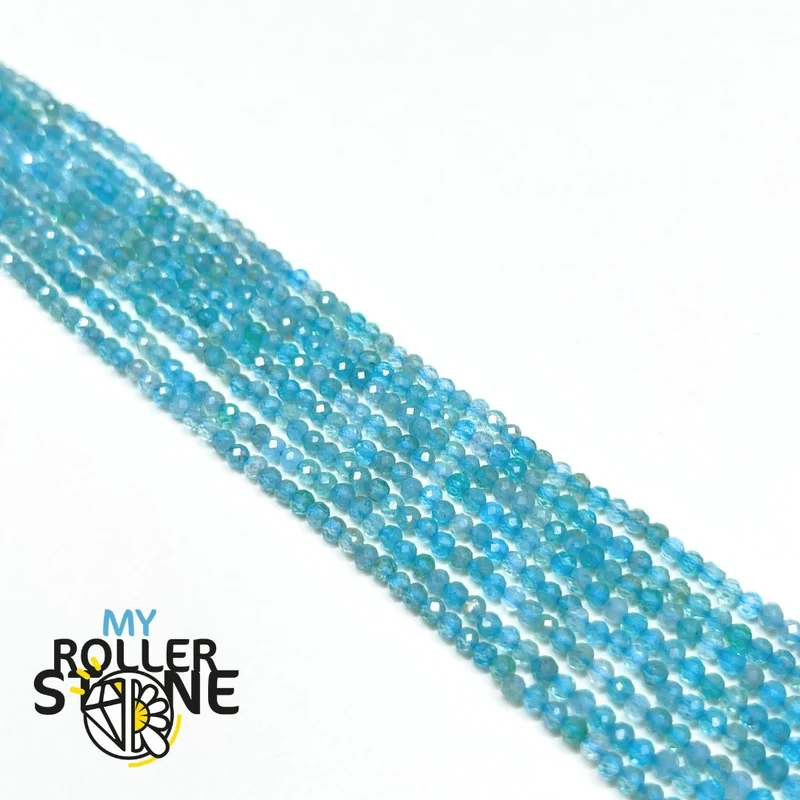 Facettierte Neon-Apatitperle 3A (2 MM – 4 MM)