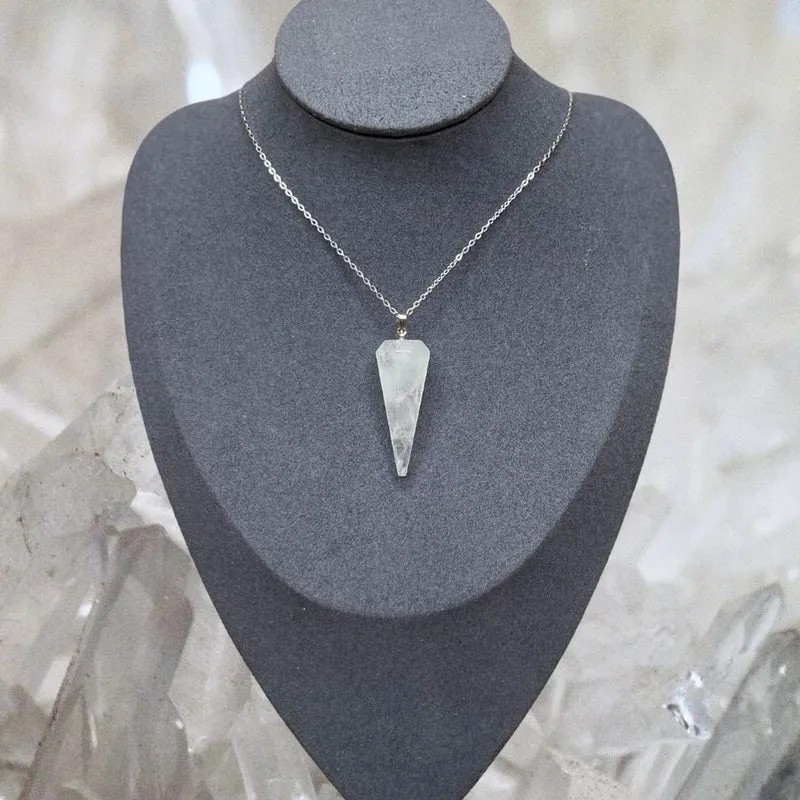 Bergkristall/Aventurin/Amethyst Pendelanhänger