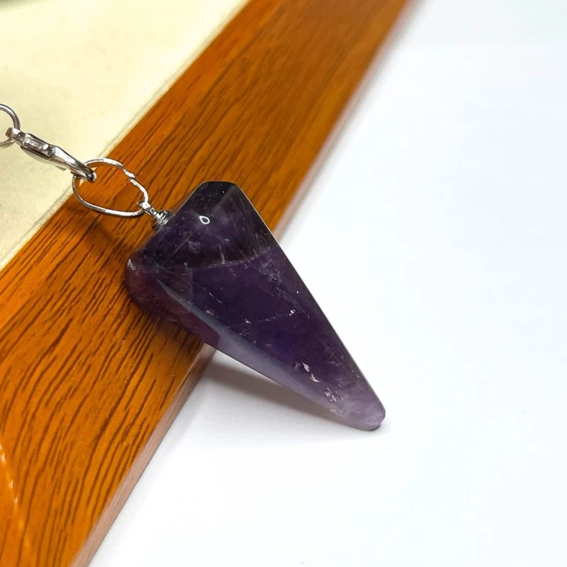 Bergkristall/Aventurin/Amethyst Pendelanhänger