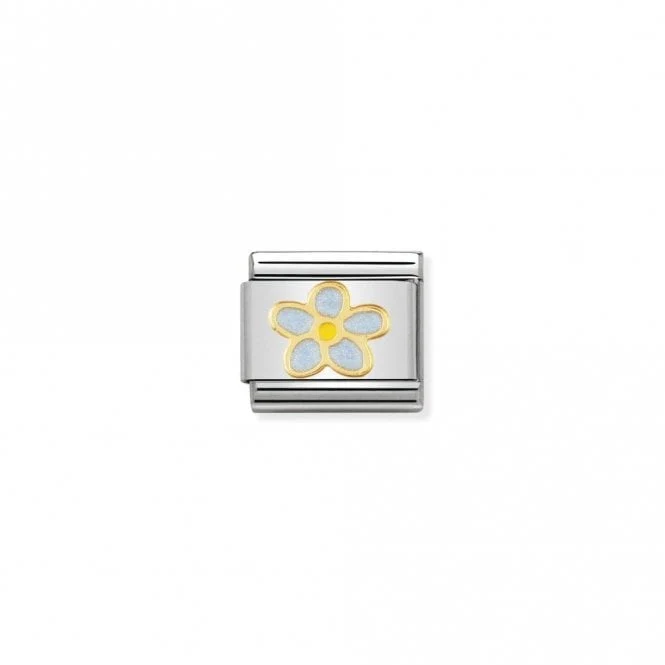 Classic Gold Forget-Me-Nots Flowers & Nature Charms