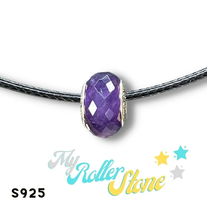 Afrikanischer Amethyst-Signatur-Charm