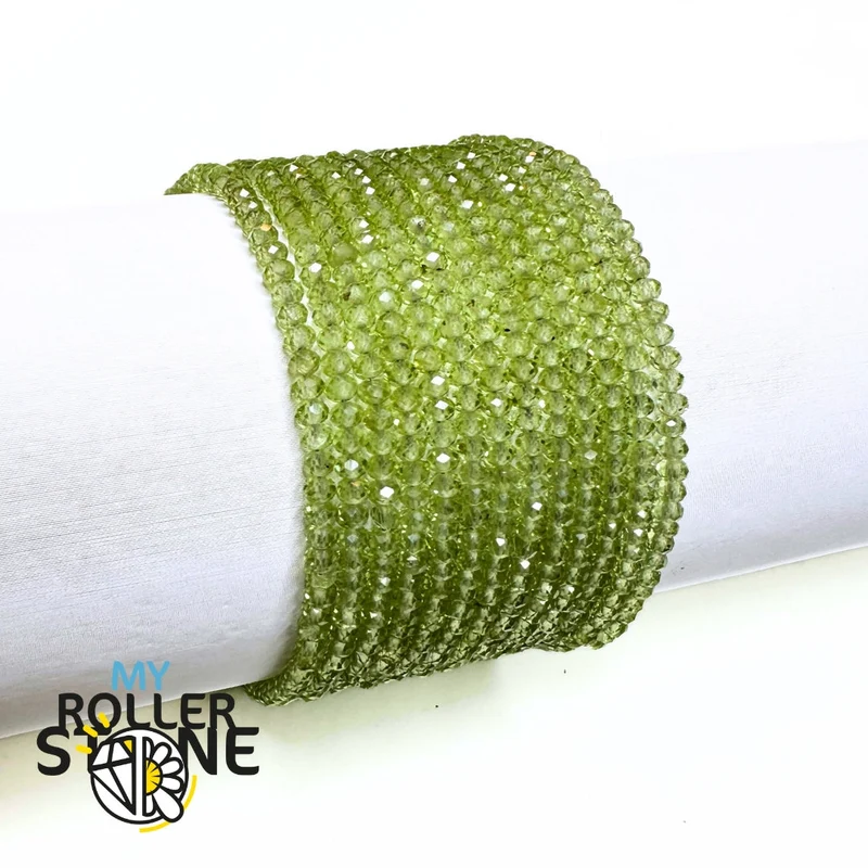 Peridot-Armband mit Silberverschluss