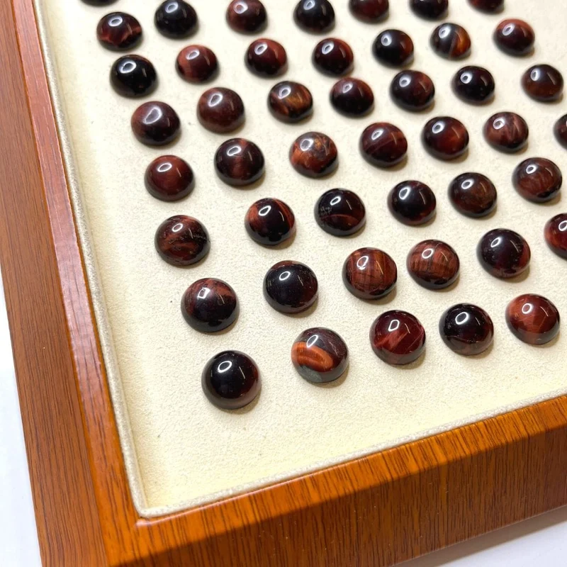 Runder Stierauge-Cabochon