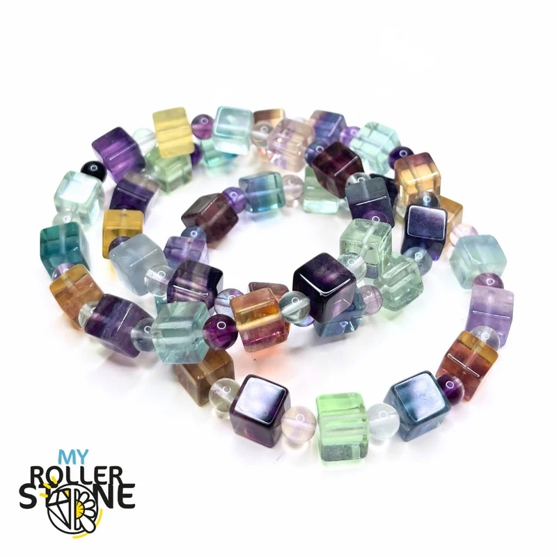 Regenbogen-Fluorit-Armband 3A