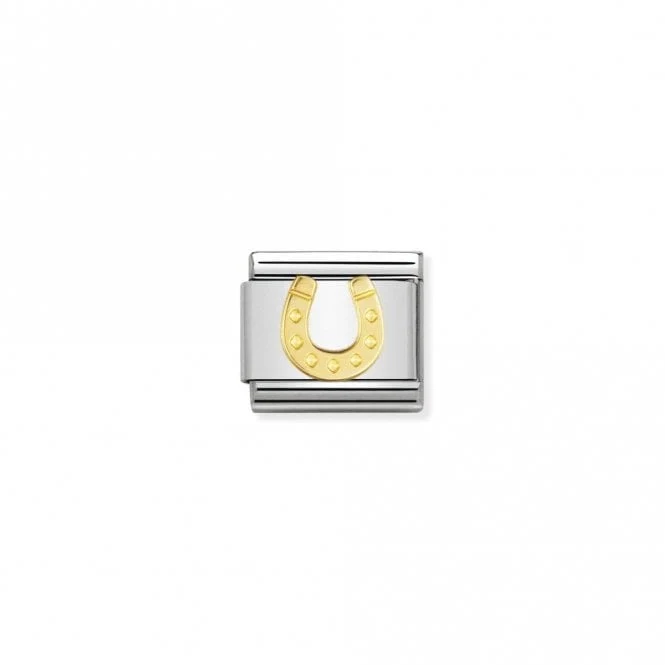 Classic Gold Danish Horseshoe Good Luck Charms
