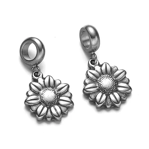 Stahlblumenanhänger mit Öse