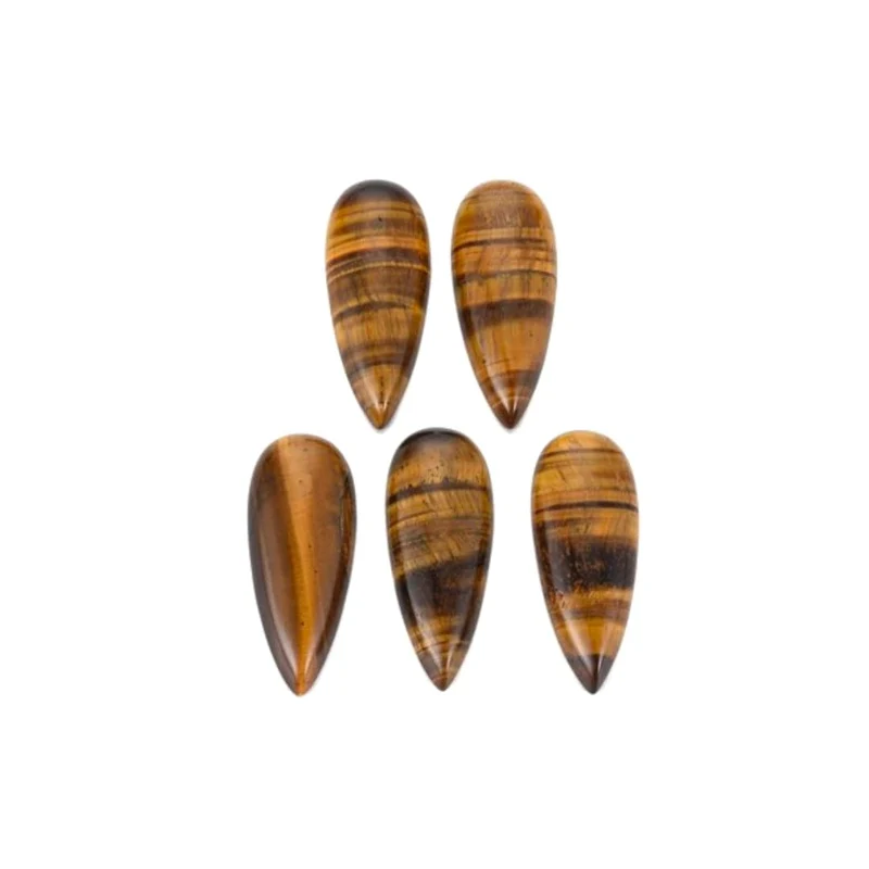 Tigerauge Tropfen Cabochon
