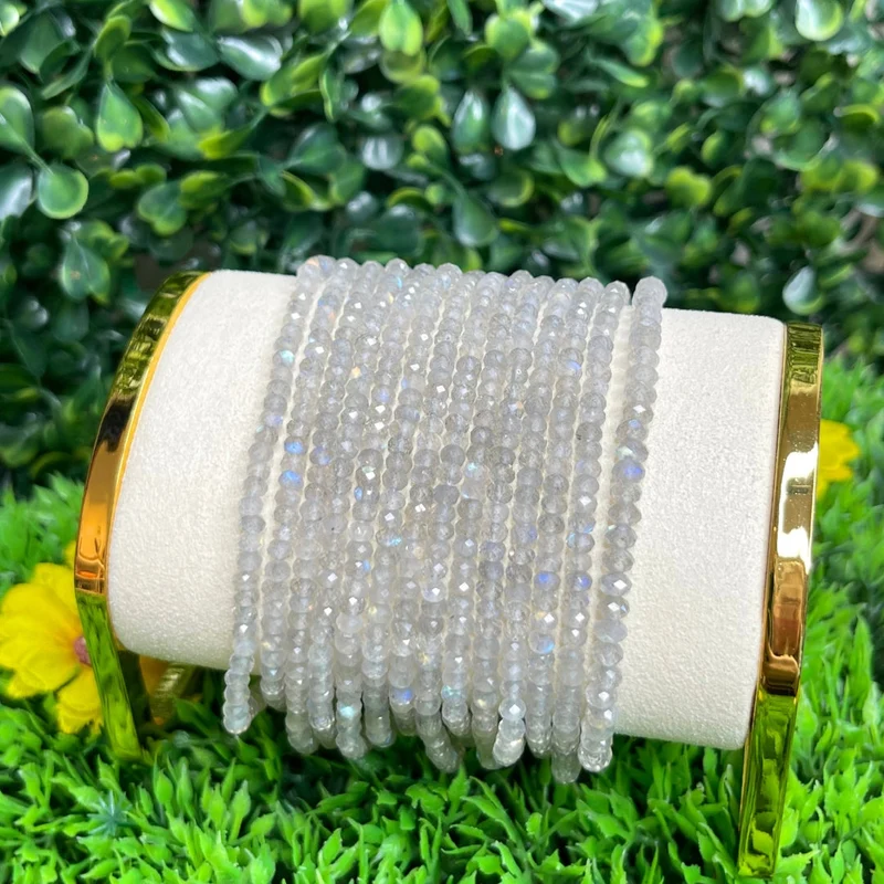 Facettiertes Labradorit-Armband