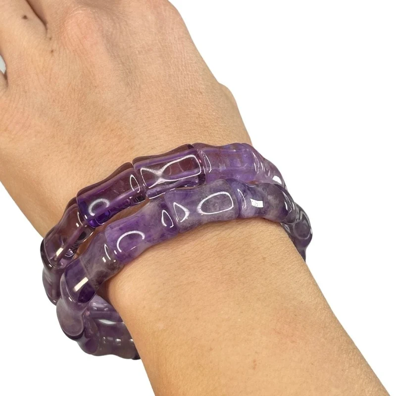 Steinarmband (Rosenquarz, Tigerauge, Amethyst usw.)