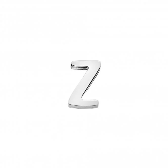Silver Letter Z Icon Pendant
