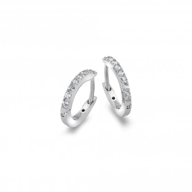 Silver Constant Loop Earrings