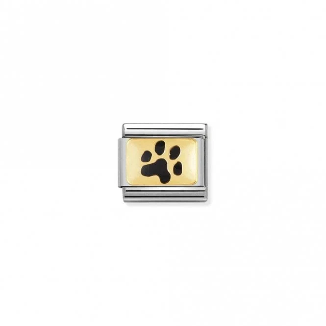 Classic Gold Paw Print Animal Charms