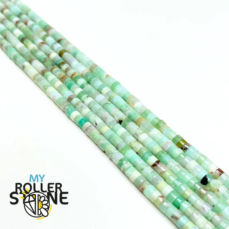 Chrysopras-Heishi-Perle