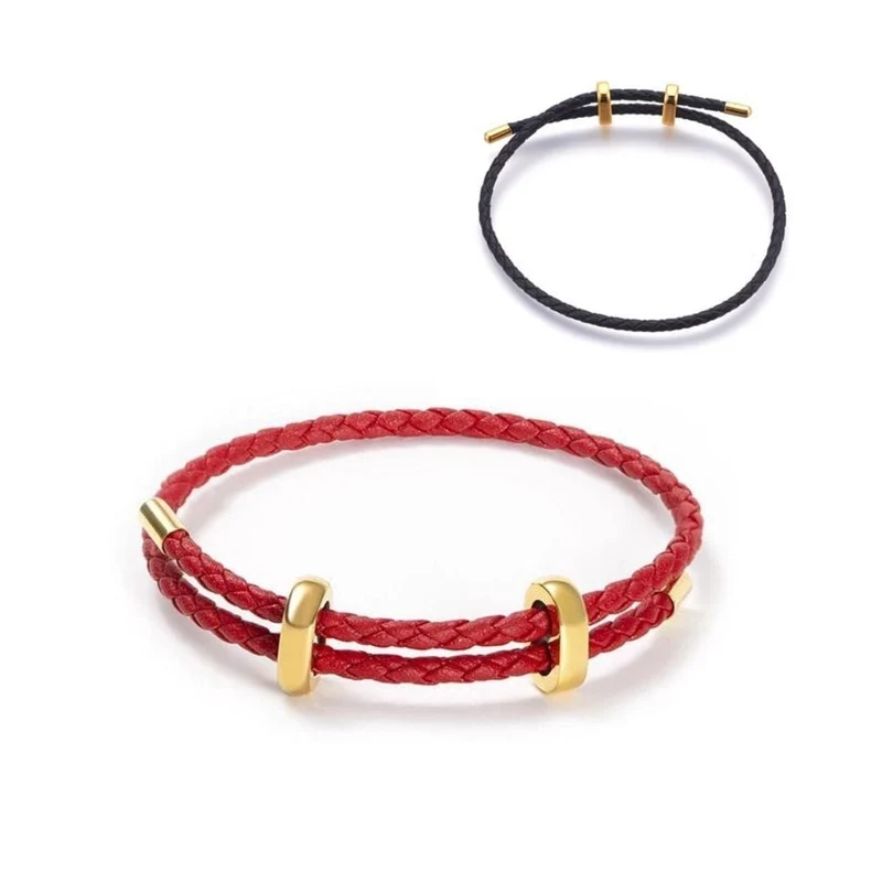 Kordelarmband als Charm