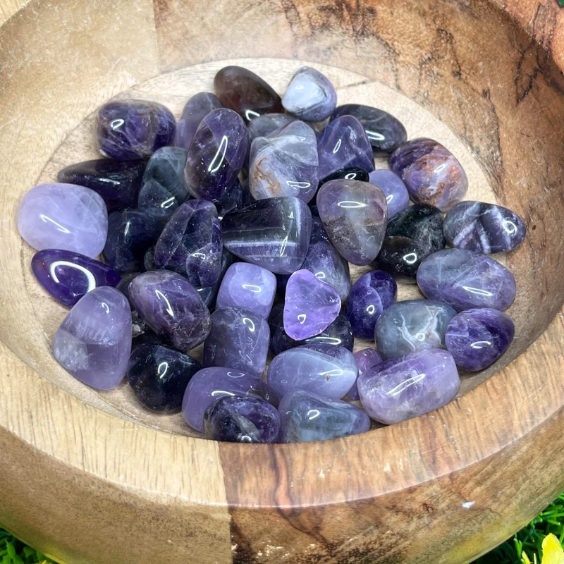 Amethyst-Trommelsteine
