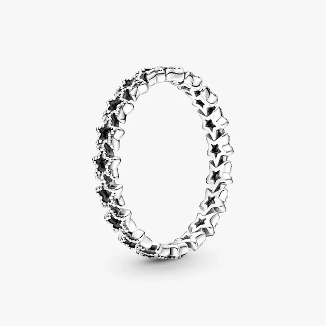 Band of Asymmetric Stars Ring, Size 54