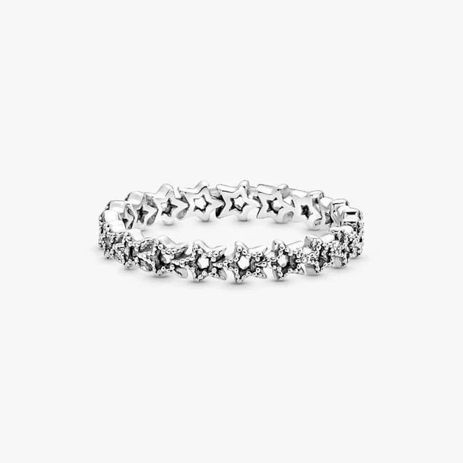 Band of Asymmetric Stars Ring, Size 54