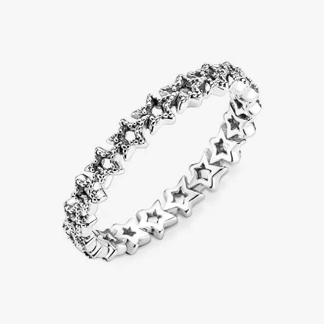Band of Asymmetric Stars Ring, Size 48