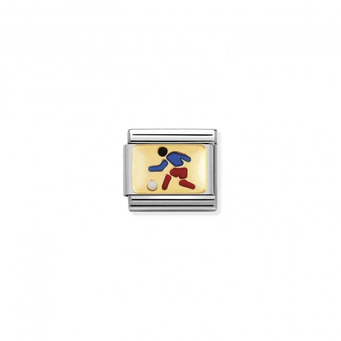 Classic Gold Football Player Sports & Hobbies Charms