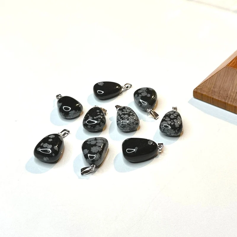 Nevada-Schneeflocken-Obsidian-Anhänger