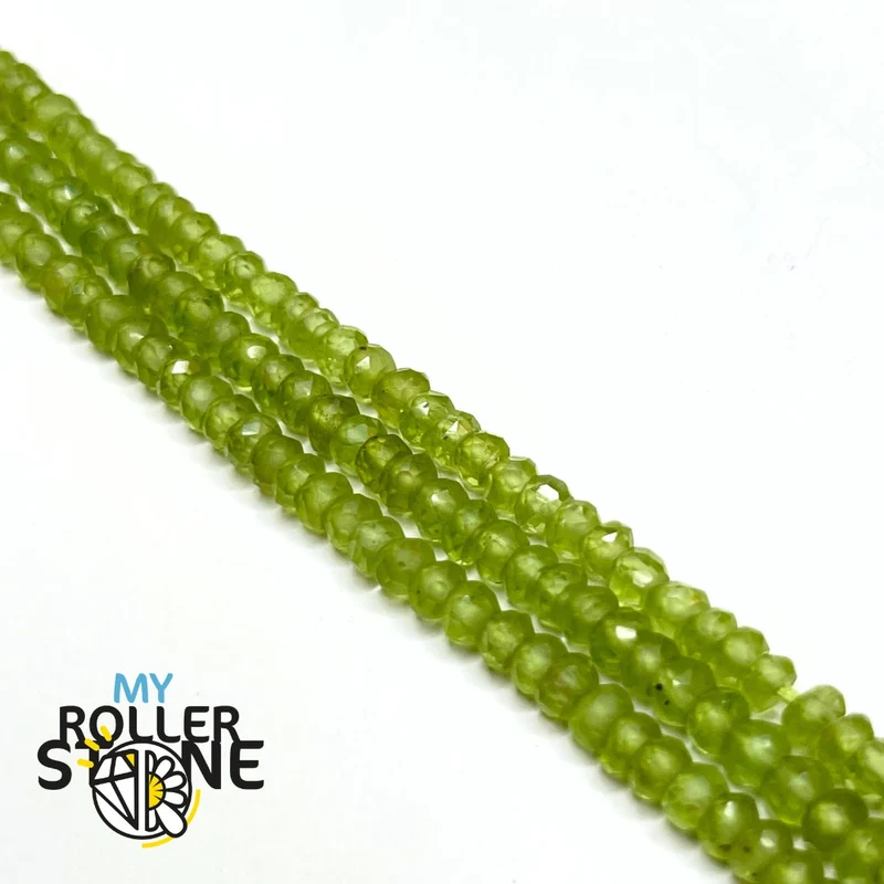 Peridot facettierte Perlen