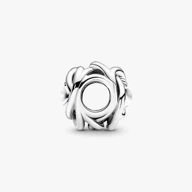 June Birthstone Eternity Circle Charms