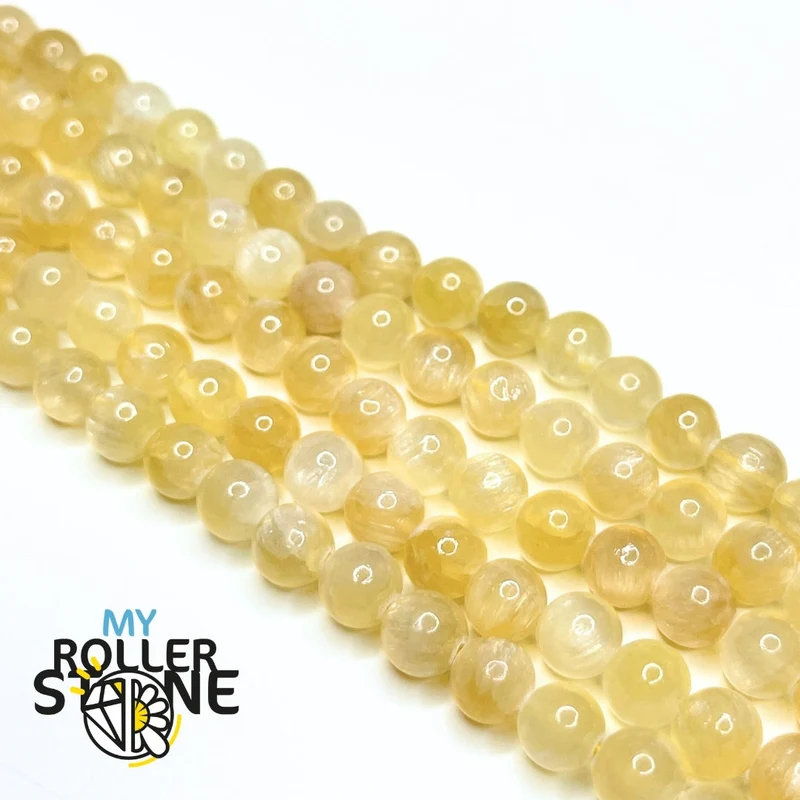 Gelbe Calcitperle 5A