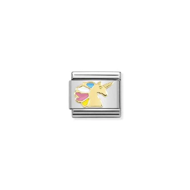 Classic Gold Multicoloured Unicorn Fairytale & Fantasy Charms
