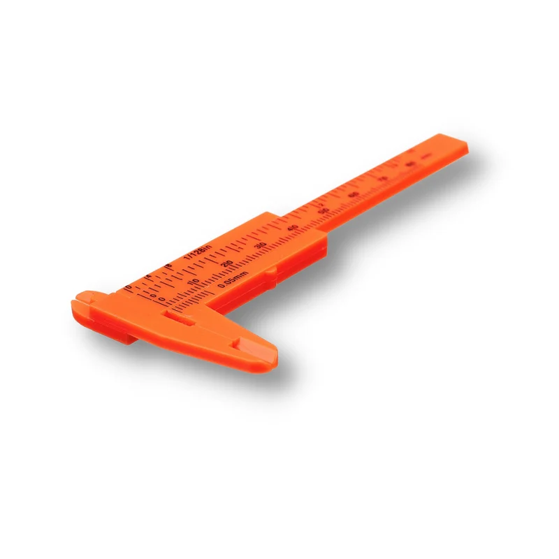 Orangefarbener Kunststoff-Bremssattel