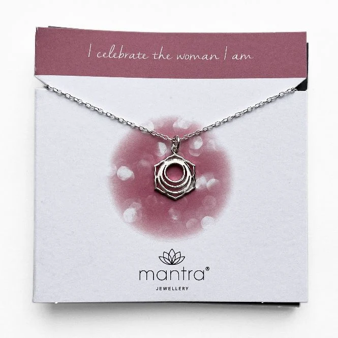 Sacral Chakra Necklace in Sterling Silver