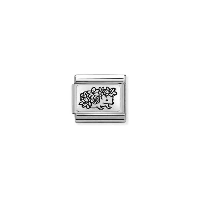 Classic Silver Hedgehog Flowers & Nature Charms