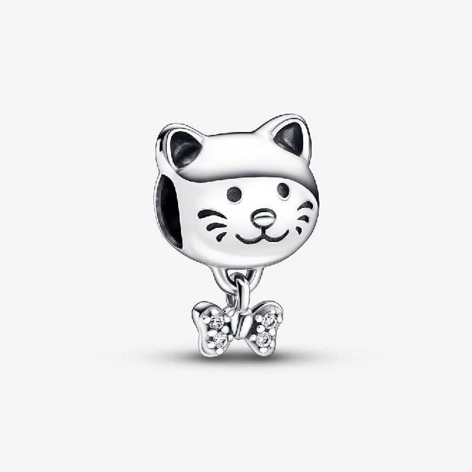 Pet Cat & Bow Charms