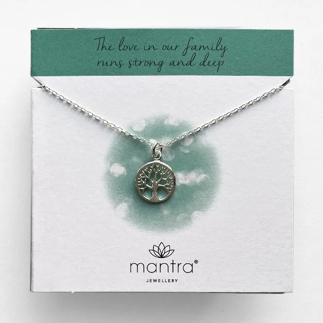 Family Tree Necklace in Sterling Silver