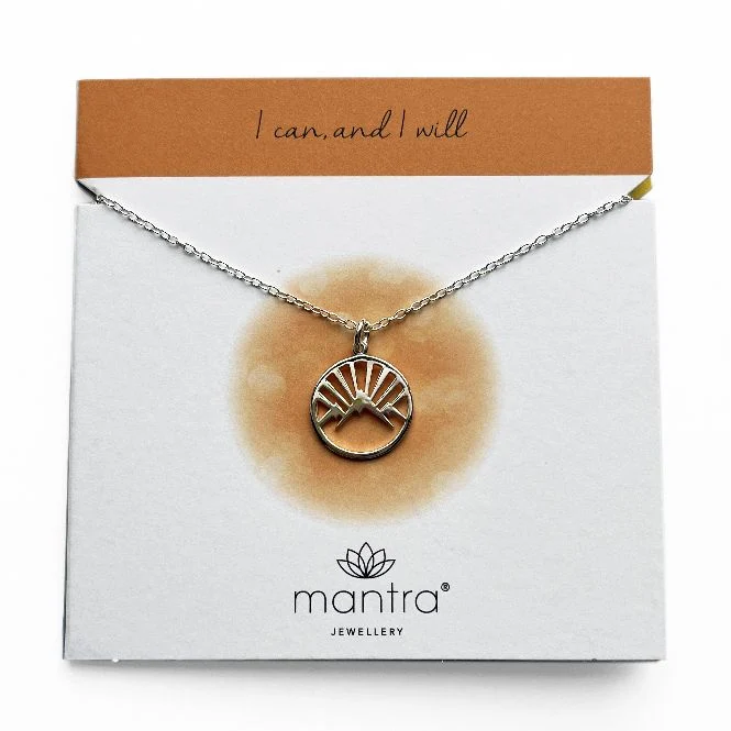 Mountain Necklace in Sterling Silver