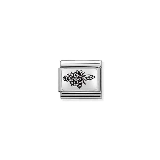 Classic Silver Bee Flowers & Nature Charms