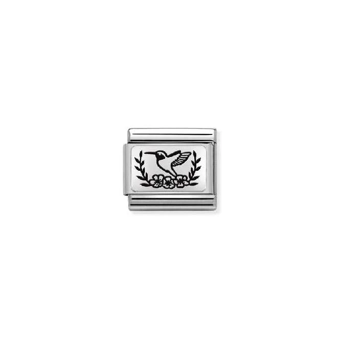 Classic Silver Colibri Flowers & Nature Charms