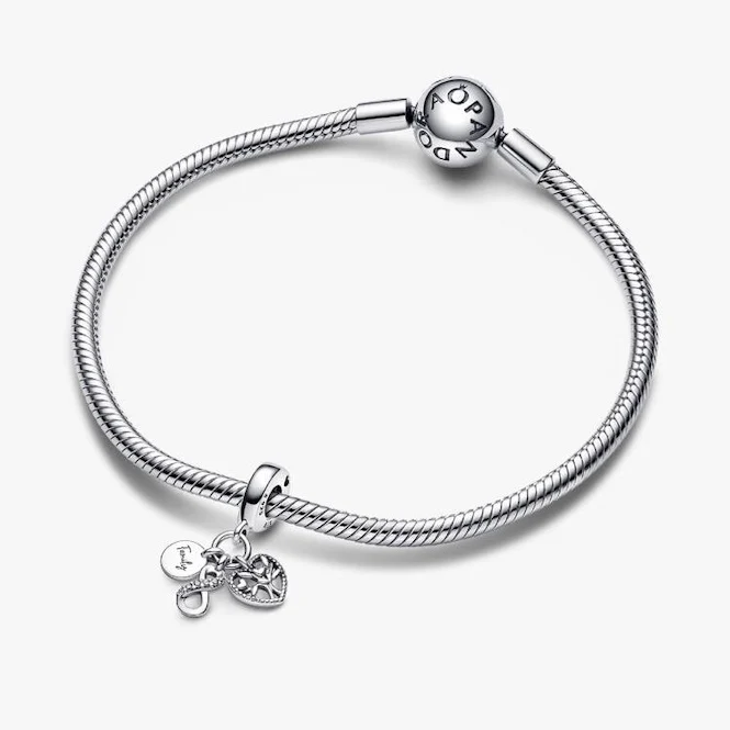 Family Infinity Triple Dangle Charms