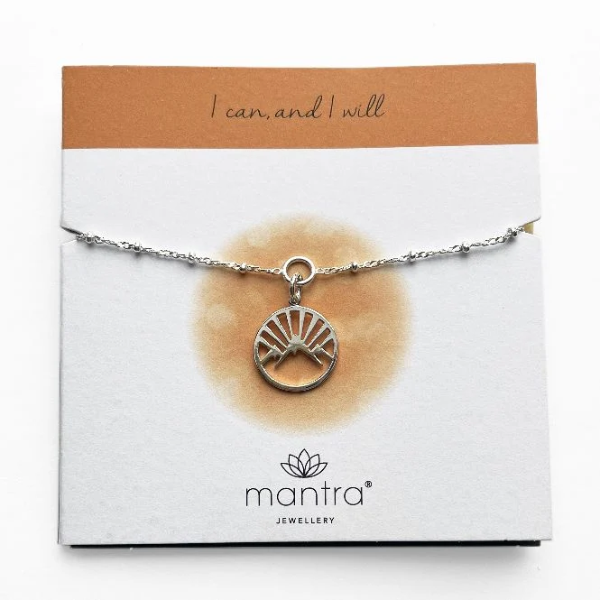 Mountain Charm Bracelet in Sterling Silver