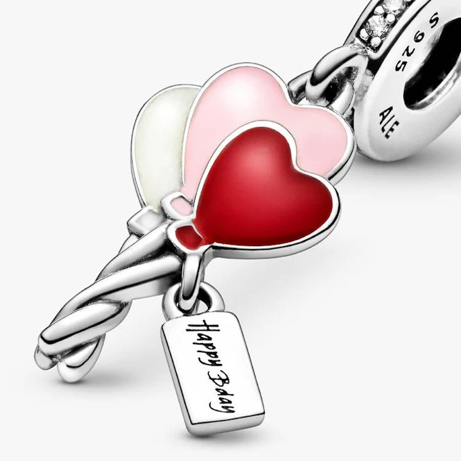 Happy Bday Balloon Dangle Charms