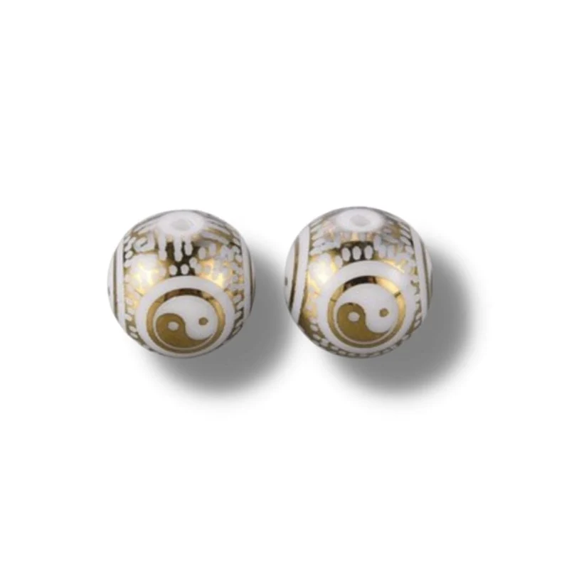 Yin-Yang-Perle 10 mm