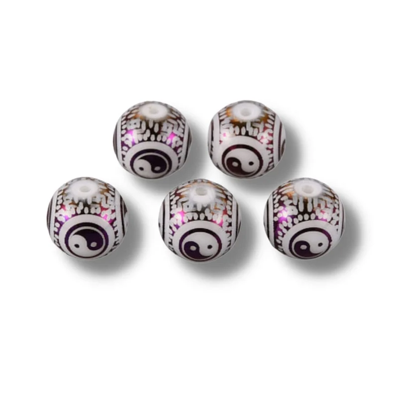 Yin-Yang-Perle 10 mm